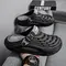 Large Size Men's Slippers Anti-Slip Odor-Resistant Operating Room Cap-Toe Clog Shoes Thick Bottom Sensation Beach Sandals 1003_18670_mini