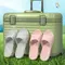 ​2025 New Foldable EVA House Slippers Portable Hotel Travel Slipper Bathroom Non-Slip Slides Home Indoor Flat Shoes for Men Womem 1018_18904_mini