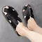 ​New Casual Leather Men Sandals Light Breathable Flats Hollow Out Male Shoes Summer Outdoor Daily Men Slippers Hot Sale Half Drag 1017_18890_mini