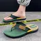 Men Mixed Colors Flip-flops Summer Comfortable Thick Sole Non-Slip Walking Shoes Round Head Lightweight Beach Slippers 1013_18791_mini