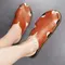 ​New Casual Leather Men Sandals Light Breathable Flats Hollow Out Male Shoes Summer Outdoor Daily Men Slippers Hot Sale Half Drag 1017_18883_mini