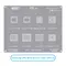 MaAnt CPU Series BGA Reballing Stencil for Samsung Exynos 1080 / 2100 / 8895-1703 / 9609 / 9815 1058
