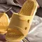 Solid Colour Men's Slippers Bathroom Anti-slip Massage Sandals Women Simple Soft Bottom Health Shoes 1024_19058_mini