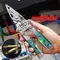 Foldalbe Wire Stripping Pliers Voltage Testing Cable Cutting Crimping Pliers Multifunctional Wire Stripper Electrician Pliers 1055_19258_mini