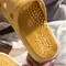 Solid Colour Men's Slippers Bathroom Anti-slip Massage Sandals Women Simple Soft Bottom Health Shoes 1024_19060_mini