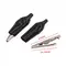 25pcs 28MM 35MM 45MM Metal Alligator Clip Crocodile Electrical Clamp Testing Probe Meter Black Red with Plastic 1108_19643_mini