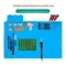 Silicone Repair Pad Thick Soldering Heat-Resistant Blue Soldering Mat Insulation No Lead Antistatic Work Pad PC Repair 1043_19183_mini