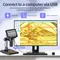 1600X Digital Microscope with 4.3inch IPS Screen Coin Microscope 1080P Video Microscope for Adult Kid Coin Magnifier with 8 LEDs 1048_19238_mini