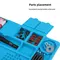 Silicone Repair Pad Thick Soldering Heat-Resistant Blue Soldering Mat Insulation No Lead Antistatic Work Pad PC Repair 1043_19184_mini