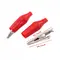 25pcs 28MM 35MM 45MM Metal Alligator Clip Crocodile Electrical Clamp Testing Probe Meter Black Red with Plastic 1108_19642_mini