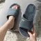 Solid Colour Men's Slippers Bathroom Anti-slip Massage Sandals Women Simple Soft Bottom Health Shoes 1024_19044_mini