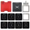 RB-01 Reballing Stencil Tin Net Full Set for EMMC / EMCP / UFS BGA153 / 162 / 169 / 186 / 221 / 254 / 297 With Fixed Plate and Magnetic Base Holder 1025_19067_mini