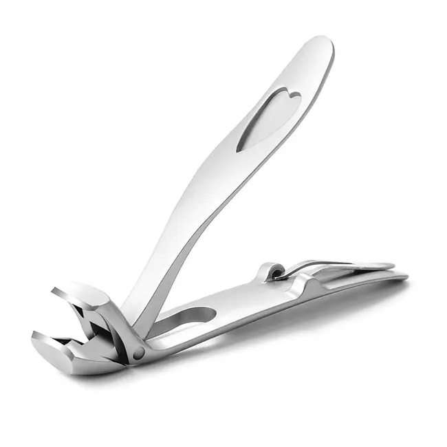 Professional Stainless Steel Nail Clippers – Toenail and Fingernail Trimmer for Thick Nails, Manicure and Pedicure Tool - Silver 230_10971