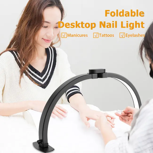 Desktop Nail and Beauty Lamp – Adjustable Brightness and Color Temperature Refill Lamp 215_10878