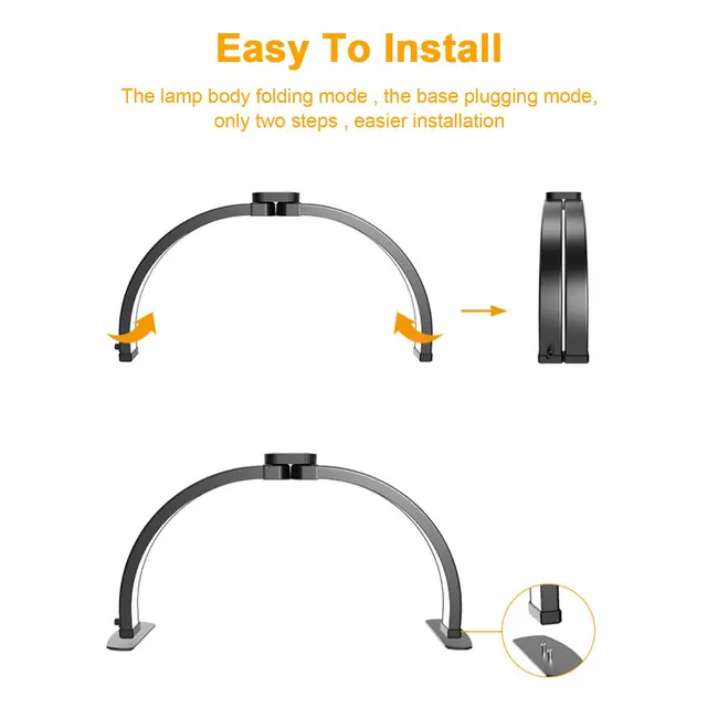 Desktop Nail and Beauty Lamp – Adjustable Brightness and Color Temperature Refill Lamp 215_10882