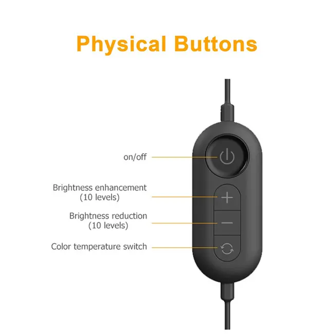 Desktop Nail and Beauty Lamp – Adjustable Brightness and Color Temperature Refill Lamp 215_10881