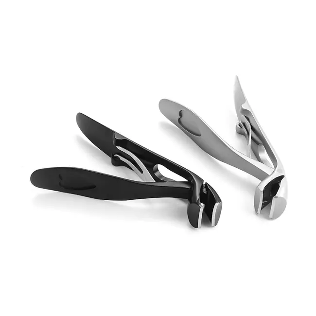 Professional Stainless Steel Nail Clippers – Toenail and Fingernail Trimmer for Thick Nails, Manicure and Pedicure Tool - Silver 230_10974