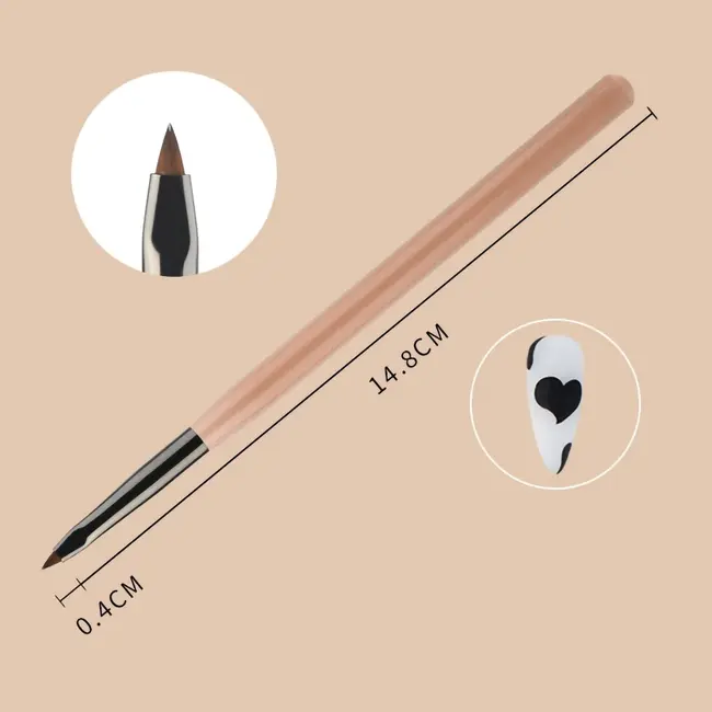 9PCS UV Gel Nail Brush Liner DIY Painting Pen Manicure Acrylic Drawing Brush for Nail Art Design Nails Tip Display Painting Tool 318_11689