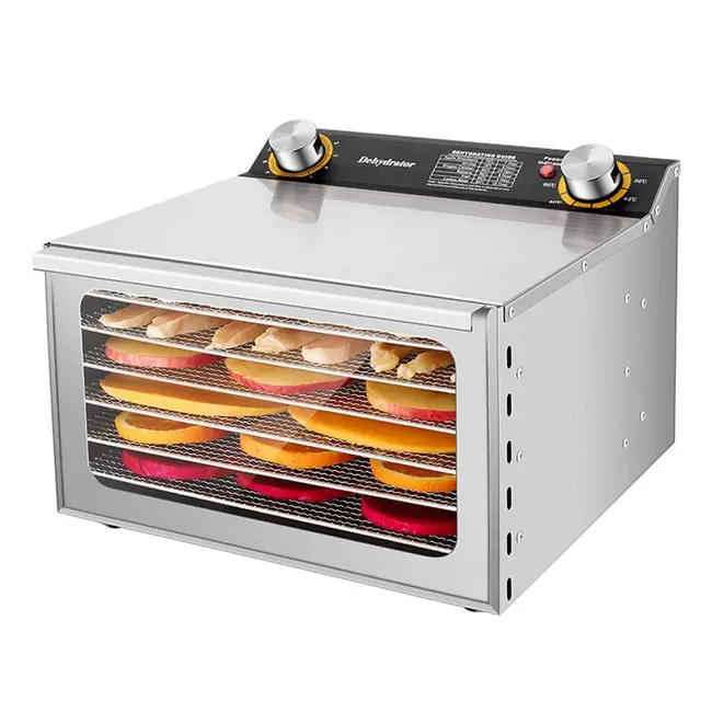 Excalibur Dehydrators for Food and Jerky 400W 5-Tray 24H Timer Adjustable Temperature Control 30-90°C Vegetable Fruit Dehydrator with Visible Window for Home & Commercial Use 359_12082