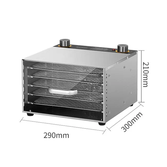 Excalibur Dehydrators for Food and Jerky 400W 5-Tray 24H Timer Adjustable Temperature Control 30-90°C Vegetable Fruit Dehydrator with Visible Window for Home & Commercial Use 359_12099