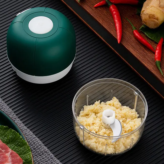 ​Mini Electric Garlic Chopper 100mL - Green 519_13615