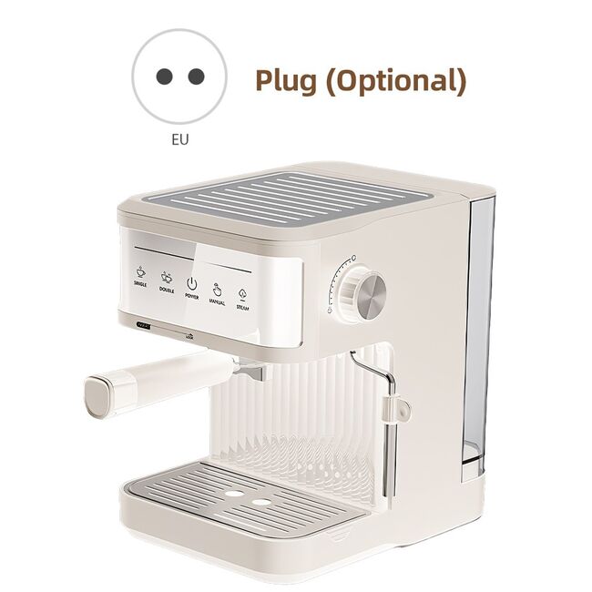 ​Multifunctional Electric Coffee Maker 850W 20Bar Mini Coffee Machine with Portafilter, Single and Double Portafilter Basket, 92 degrees Celsius Smart Brew 3 stage adjustable steam wand for Latte Art Espresso - Black 475_13170