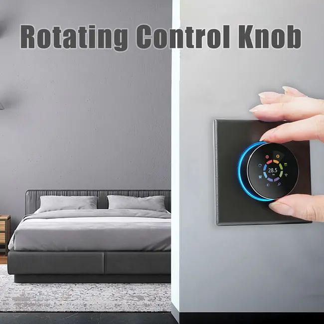 ​WiFi Smart Thermostat Temperature Controller Weekly Programmable Button Control/ Mobile APP/ Voice Control Compatible with Alexa/Google Home, for Hot Water 5A - Black 548_13858