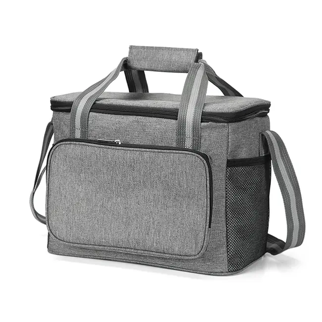 ​15L Portable Insulated Cooler Bag for Travel Hiking Beach Picnic BBQ Party - Black 657_14776