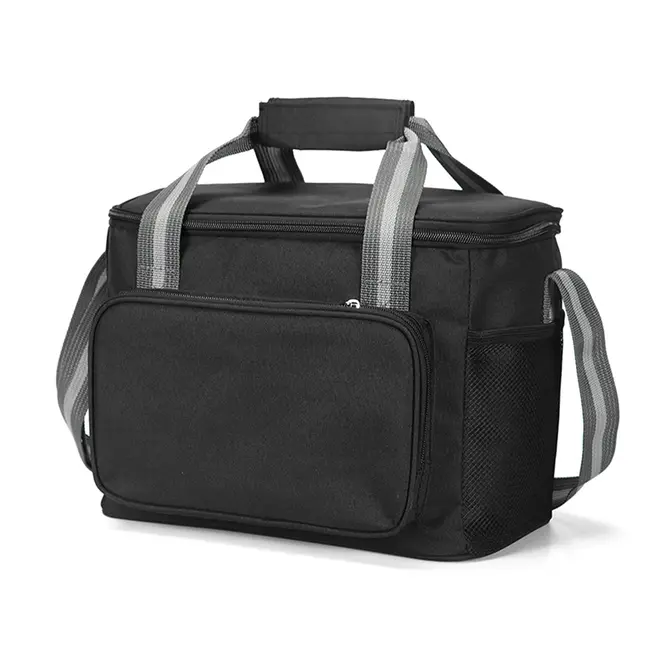 ​15L Portable Insulated Cooler Bag for Travel Hiking Beach Picnic BBQ Party - Black 657_14777