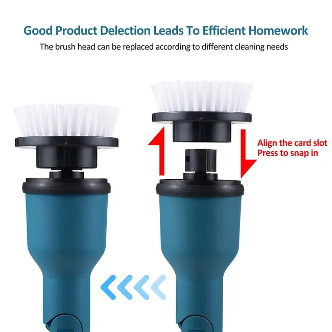 21V electric floor scrubber retractable multi-function lithium cleaning 21V electric floor scrubber retractable multi function lithium cleaning brush cordless shower brush with 8 interchangeable brush heads 2 adjustable speeds and adjustable extension han 666_14835
