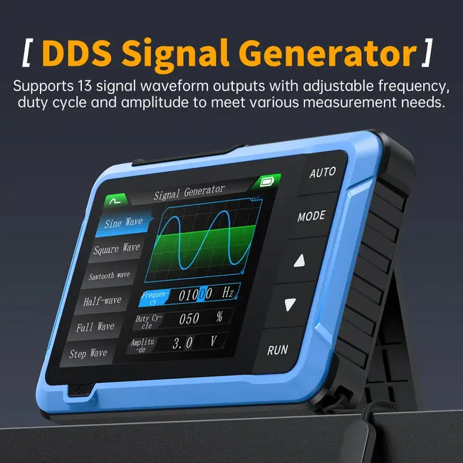 ​Fnirsi DSO-510 Handheld 2-in-1 10MHz Bandwidth Oscilloscope + Signal Generator 783_15859