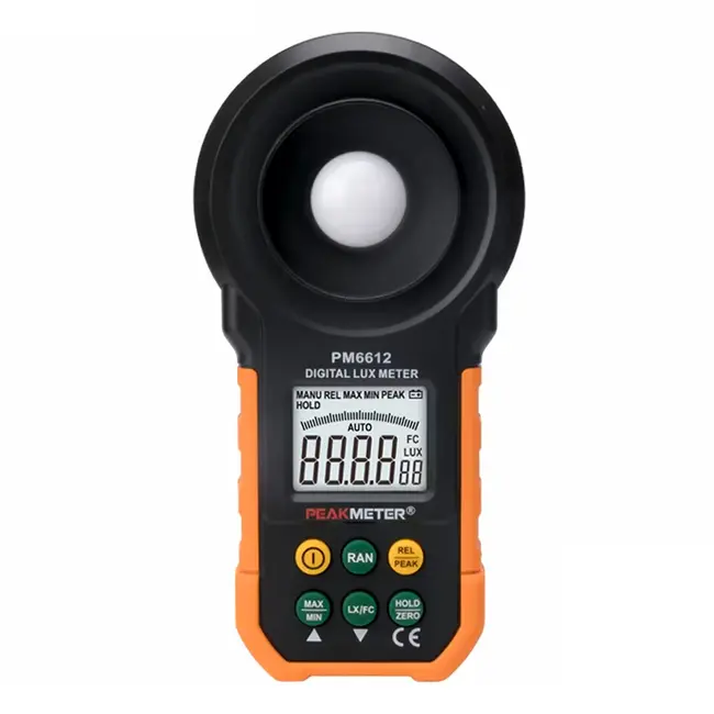 ​PM6612 Digital LUX Meter 200,000 Lux Light Meter Test Spectra Auto Range High Precision Digital Luxmeter Illuminometer Measure 793_15945