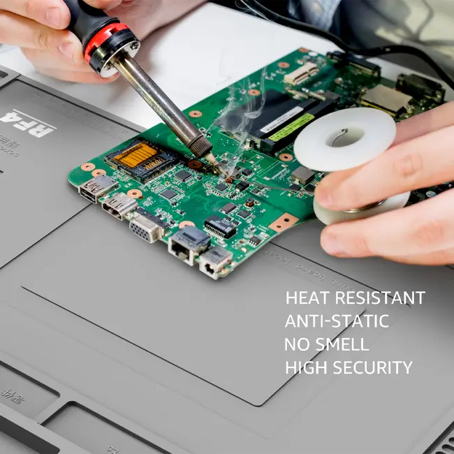 ​RF4 FR-P011 High-temperature Resistant Insulation Maintenance Silicone Pad for Mobile Phone Repair 754_15600