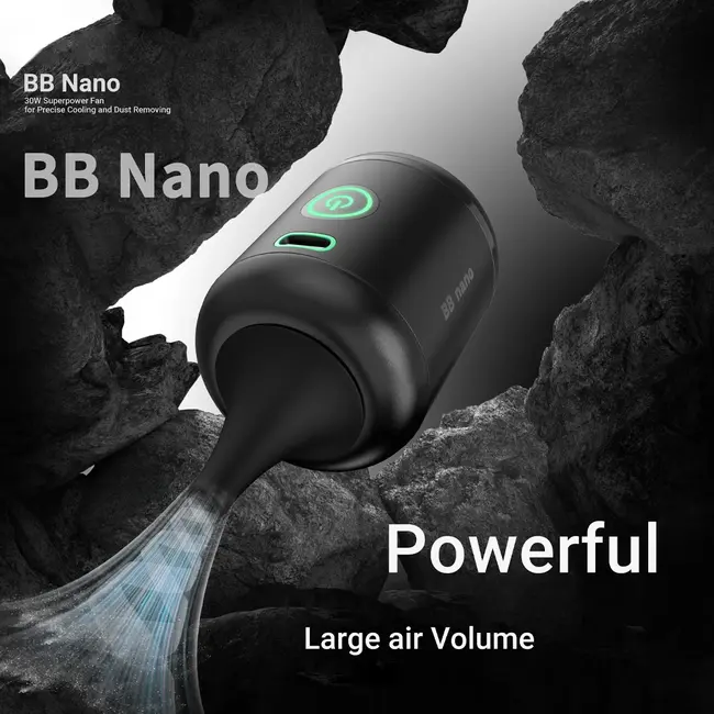 2UUL DA90 BB nano violent electric air blowing Rechargeable fan for rapid cooling of mobile motherboard components 840_16397