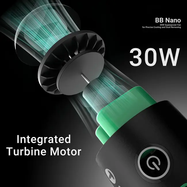 2UUL DA90 BB nano violent electric air blowing Rechargeable fan for rapid cooling of mobile motherboard components 840_16390