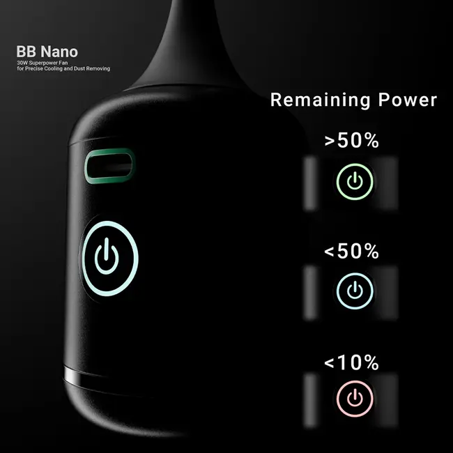 2UUL DA90 BB nano violent electric air blowing Rechargeable fan for rapid cooling of mobile motherboard components 840_16392