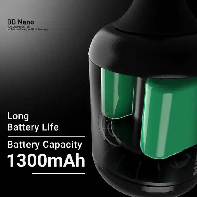2UUL DA90 BB nano violent electric air blowing Rechargeable fan for rapid cooling of mobile motherboard components 840_16395