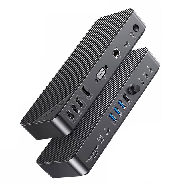 Orico DKA19 19-in-1 5Gbps Type-C HDMI VGA RJ45 SD/TF Headphone Desktop Docking Station 914_16960
