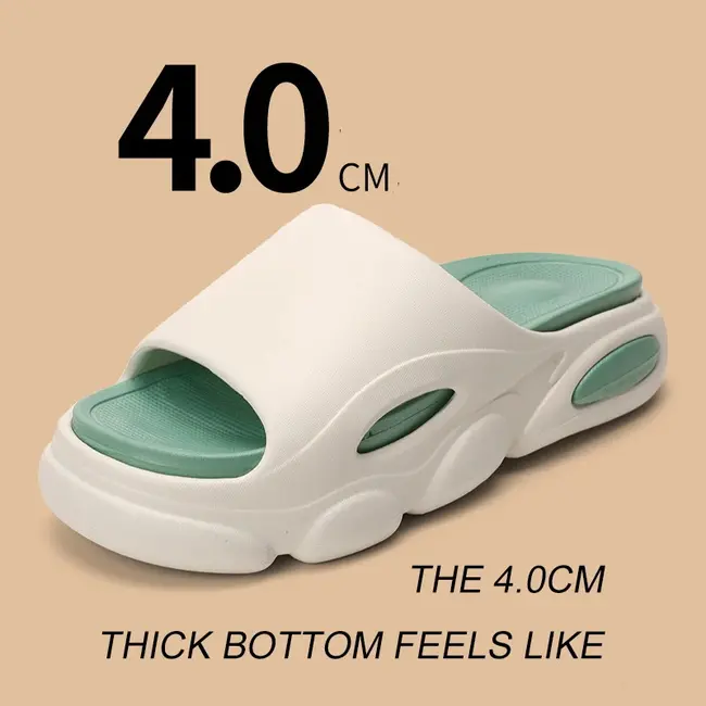Platform Soft Eva Slippers Women Men Fashion Flip Flops Unisex Home Shoe Bathroom Non-Slip Slides Indoor Outdoor Sandals 1020_18947