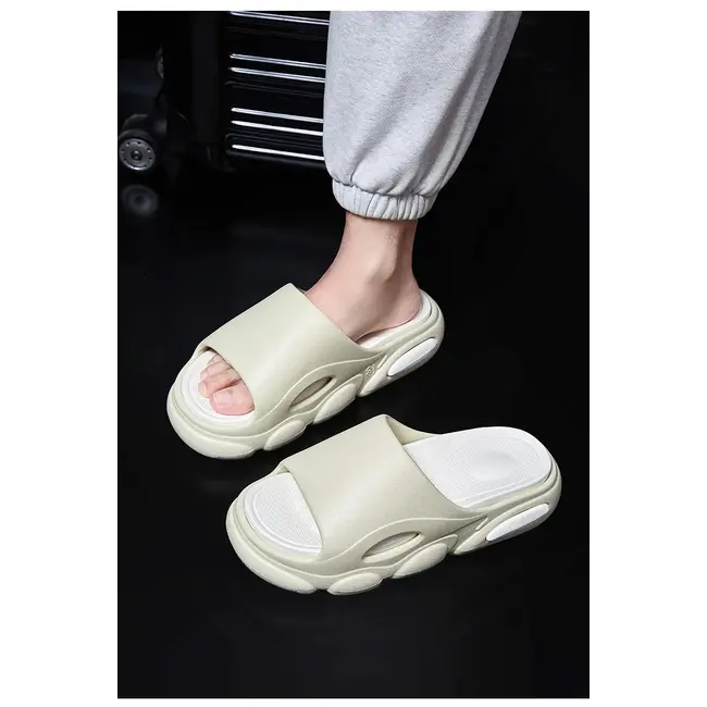 Platform Soft Eva Slippers Women Men Fashion Flip Flops Unisex Home Shoe Bathroom Non-Slip Slides Indoor Outdoor Sandals 1020_18935