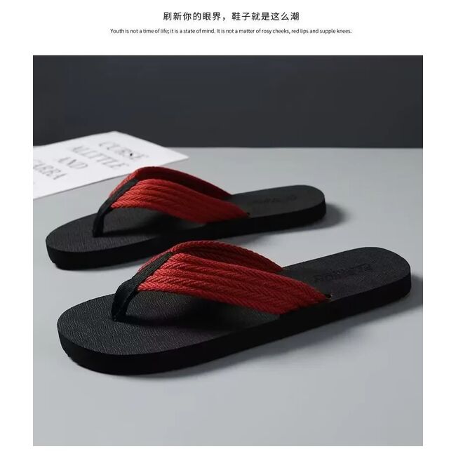 2025 Comfort Summer Flip-flops Casual Non-slip Creative Sandal Fashion Personalized Quick- Dry Flip Flops Beach Shoes Slippers 974_18105