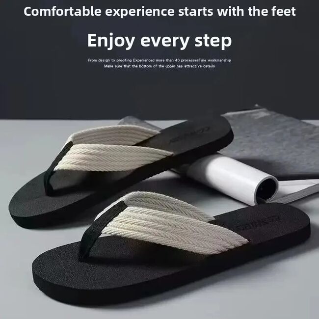 2025 Comfort Summer Flip-flops Casual Non-slip Creative Sandal Fashion Personalized Quick- Dry Flip Flops Beach Shoes Slippers 974_18114