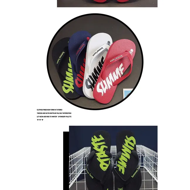 Fashion Men Shoes Summer Men Flip Flops High Quality Beach Sandals Anti-Slip Zapatos Hombre Casual Wholesale Men Slippers 992_18429