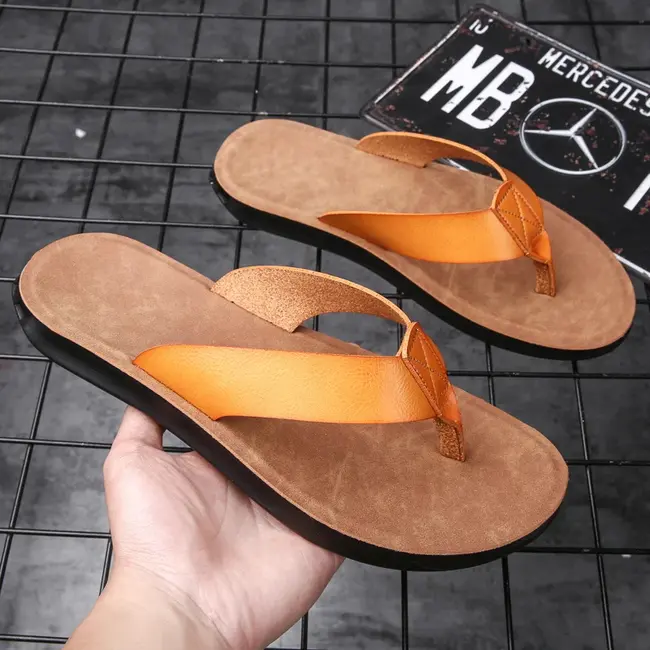 Size 38-47 New Flip-flops For Men Casual Cool Beach Summer Shoes Hotel Slippers Man Light Flats Luxe Men's Shoes 1022_18997