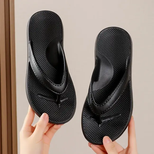 EVA Men Flip Flops Summer Durable Beach Sandals Indoor Outdoor Anti-slip Couple Slippers Comfortable Casual Flat Sandals 989_18344