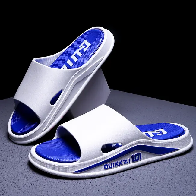 Men's Summer Thick Bottom Super Soft Slippers Indoor Home Use Bath Room Shower Outdoor Wearable Flip Flops PVC Material 1016_18858
