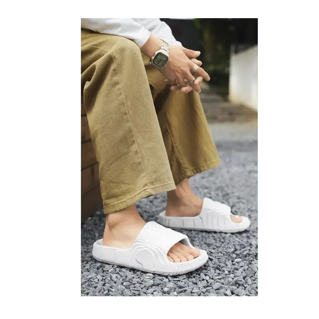 Luxury Man Sandal for Men's Shoes 2025 White Sandals Flat Sandals Mens Soft Sandles Summer Shoes Sale Slippers Slipers 1004_18684