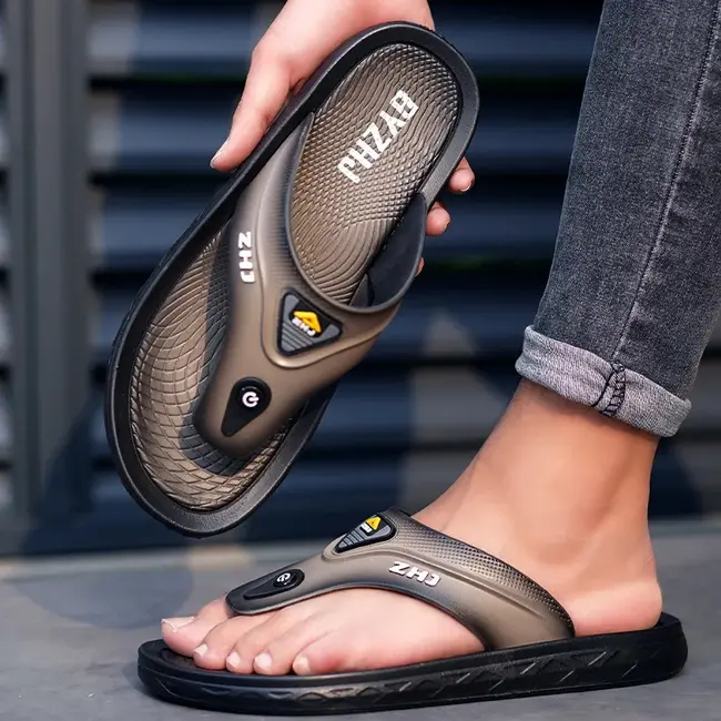 House Beach Walk Around Home Flip Flops Platform Outdoor Indoor Sandals Man Slippers for Men Comfort Shoes Clappers 2025 Fashion 1002_18599