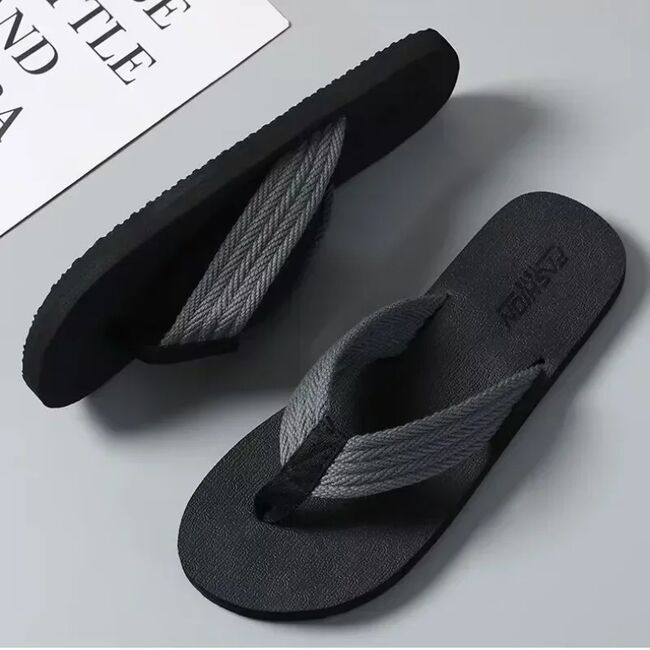 2025 Comfort Summer Flip-flops Casual Non-slip Creative Sandal Fashion Personalized Quick- Dry Flip Flops Beach Shoes Slippers 974_18110