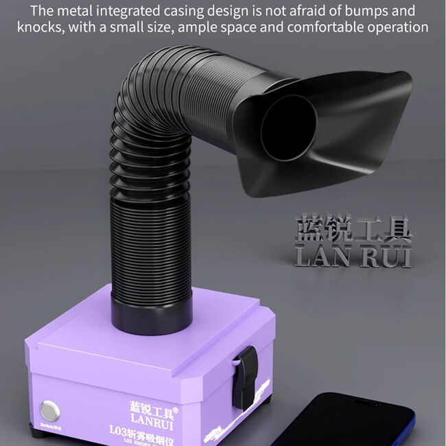 Lanrui L03 Powerful Desktop Smoke Purifier for PCB Soldering Repair 982_18228
